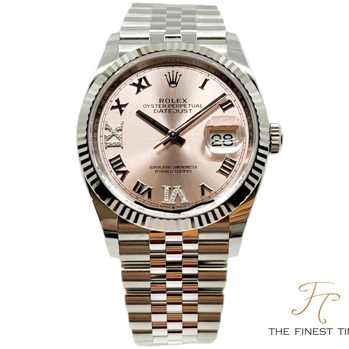 Rolex Datejust 36 126234 Pink VI IX Diamond Jubilee