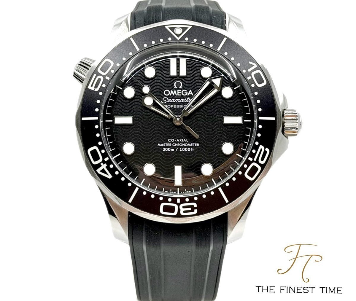 Omega Seamaster Diver 300M 210.32.42.20.01.003 Black Rubber