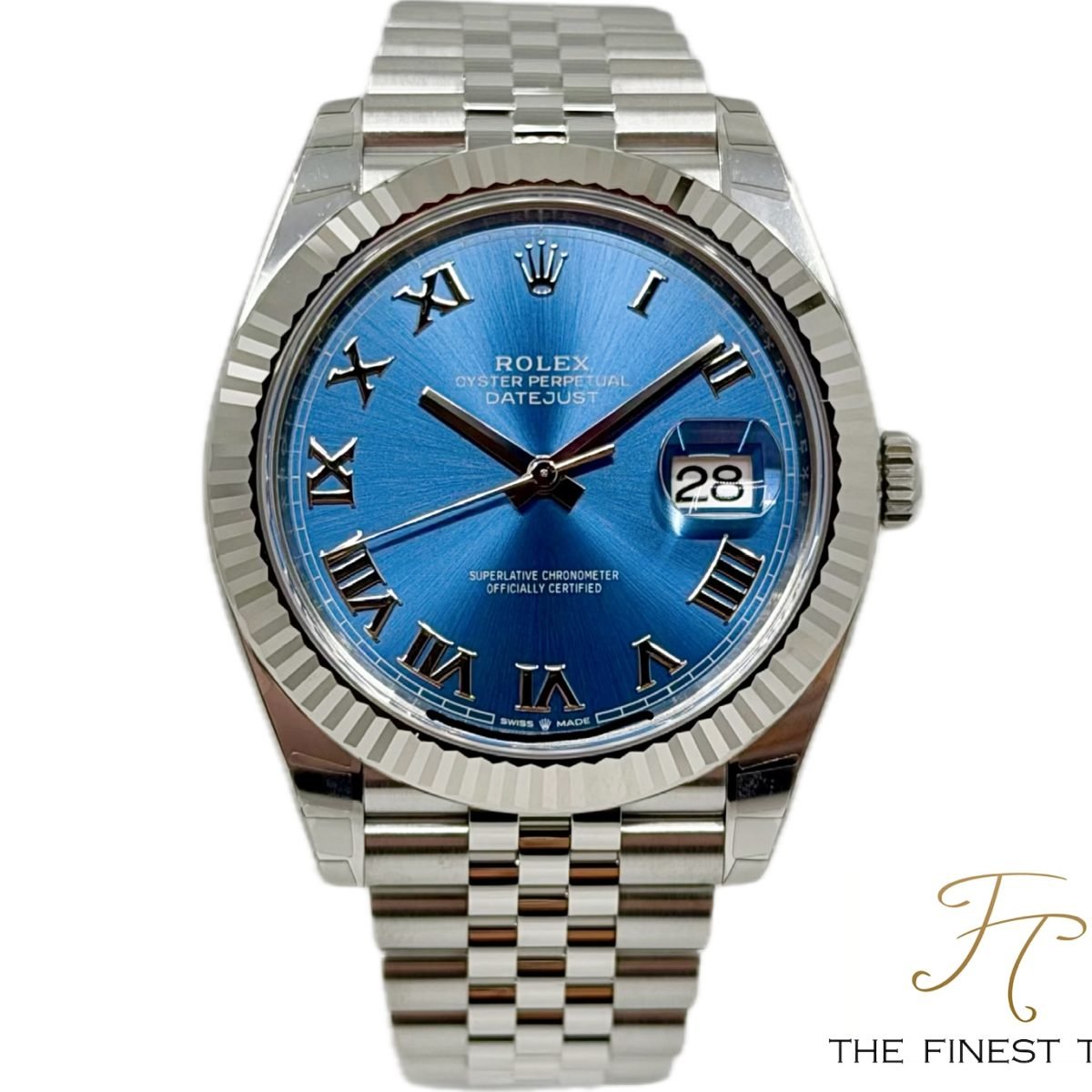 Rolex Datejust 41 126334 Blue Roman 126334 Azzurro Blue Jubilee