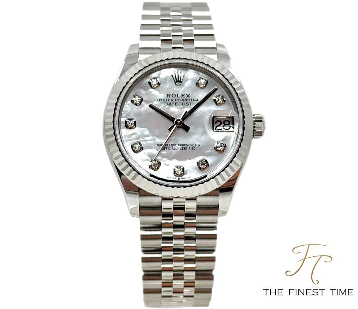 Rolex Datejust 31 278274 Mother-of-Pearl 10-Points Diamond 278274 MOP Diamonds Jubilee