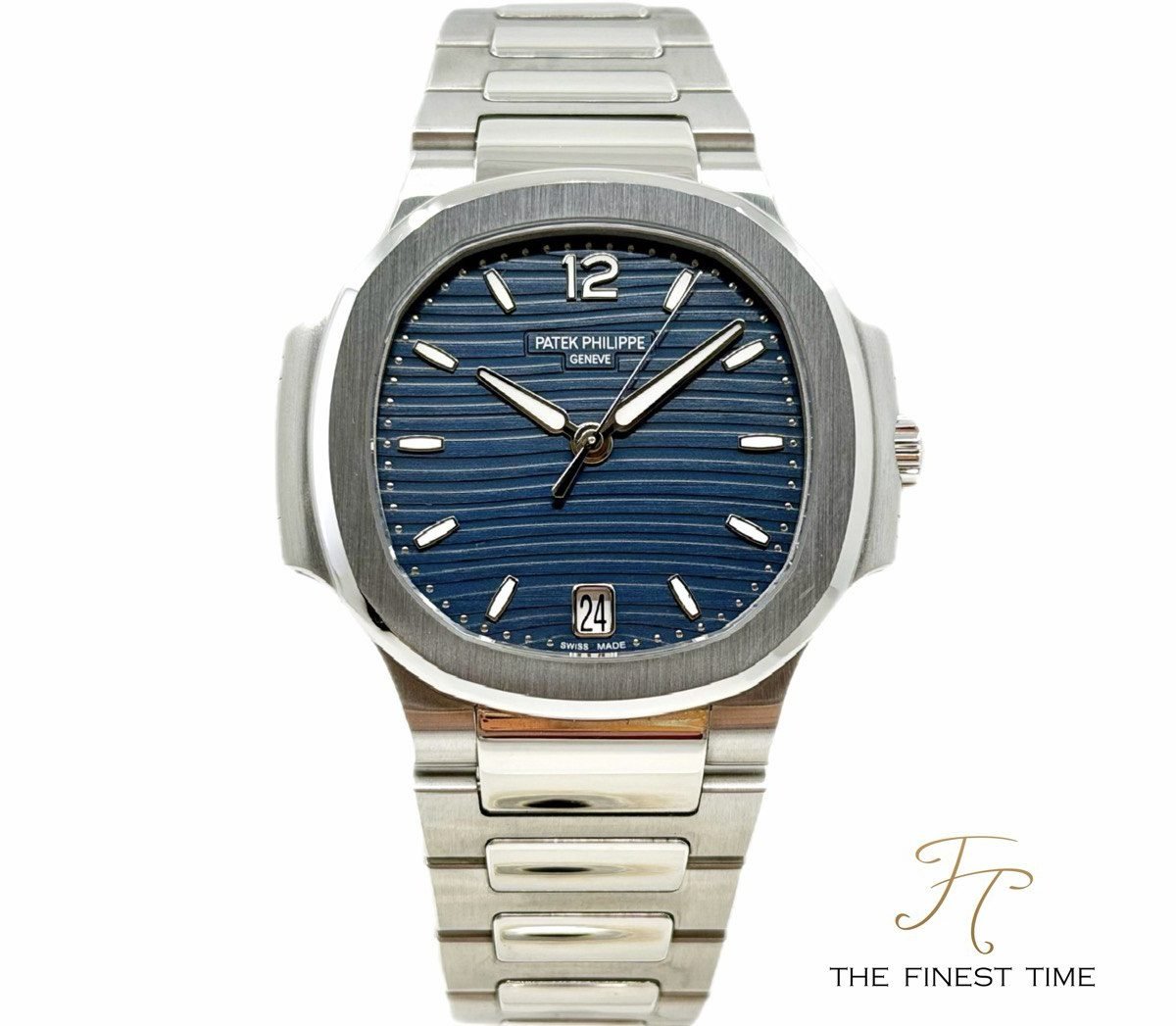 Patek Philippe Nautilus 7118/1A-001 Ladies Automatic 7118/1A Blue