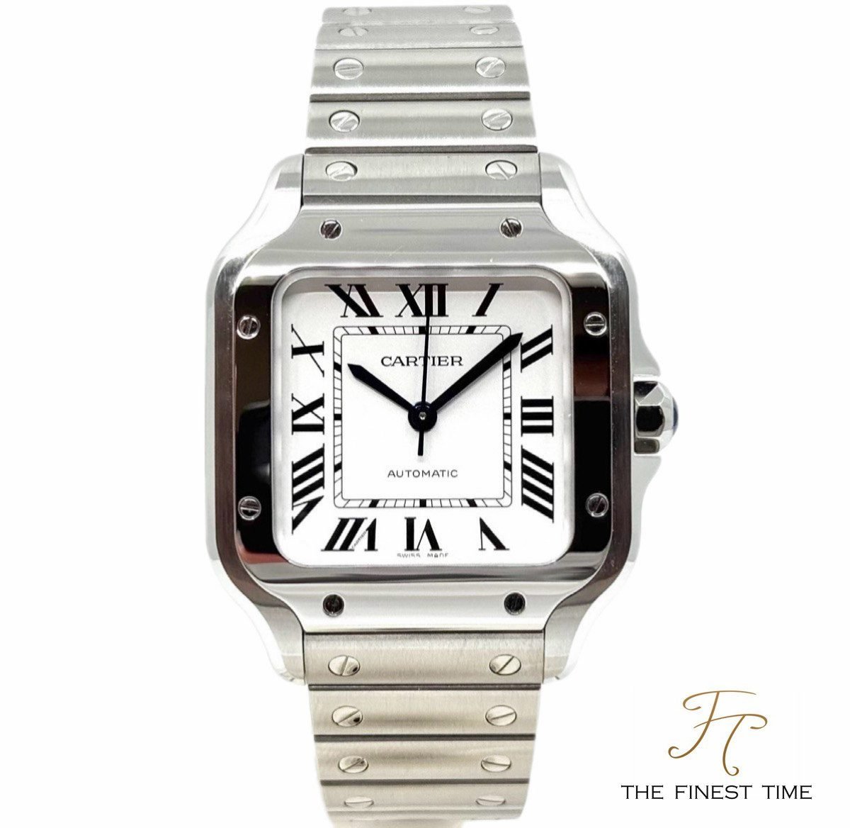 Cartier Santos de Cartier WSSA0029 Silver Opaline Medium