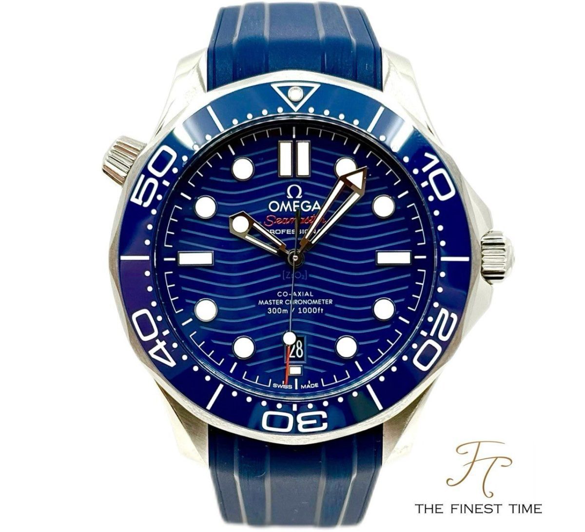 Omega Seamaster Diver 300M Master Chronometer 210.32.42.20.03.001 Blue Rubber