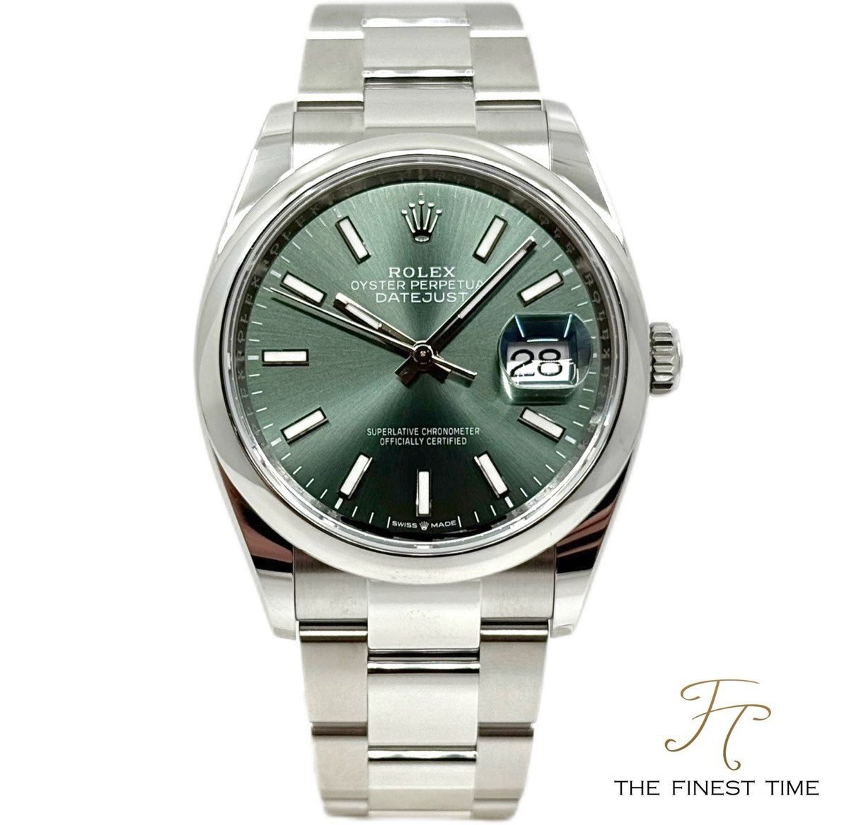 Rolex Datejust 36 126200 Green 126200 Mint Green Oyster