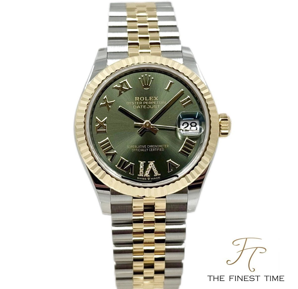 Rolex Datejust 31 278273 Green VI Diamond 278273 Olive Green Diamond Jubilee