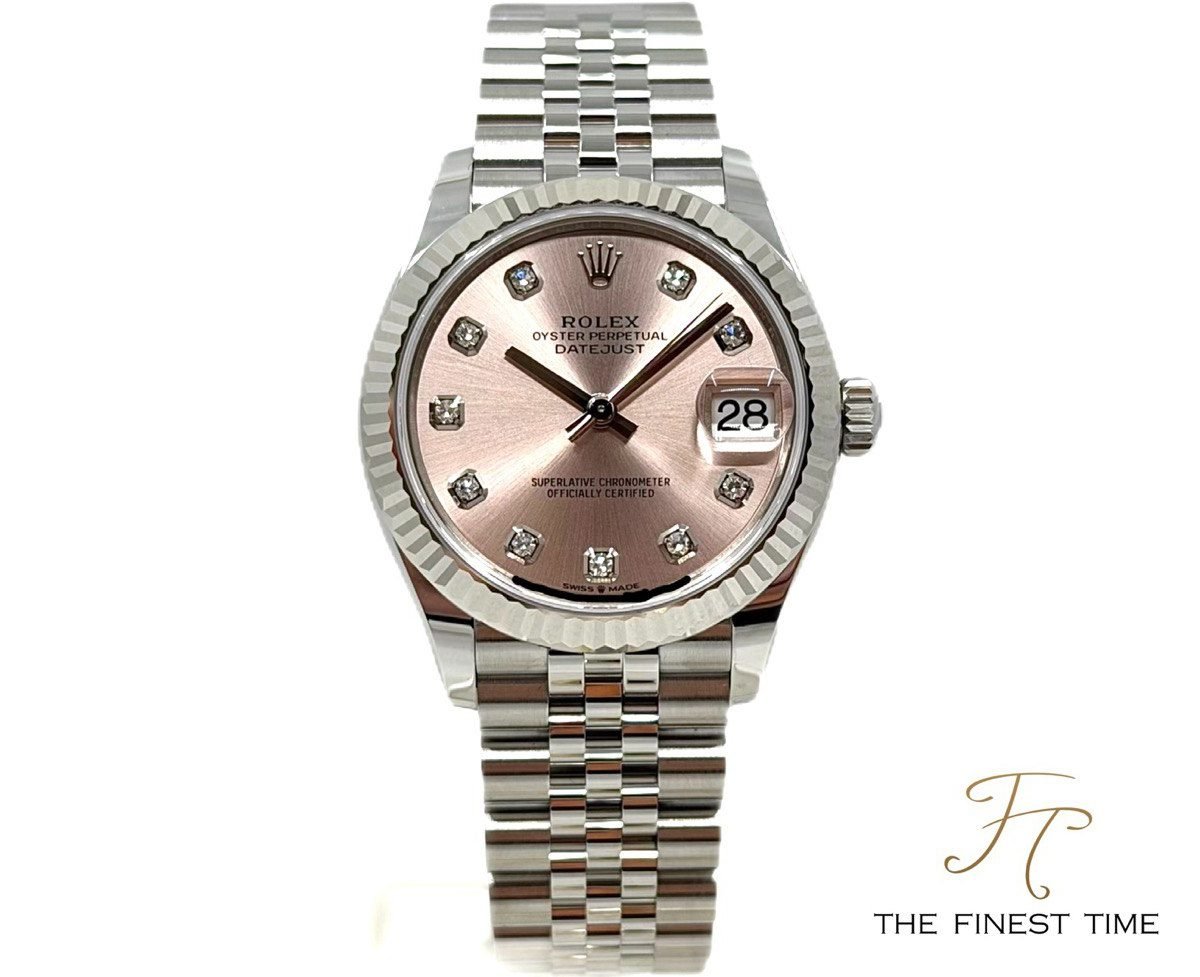 Rolex Datejust 31 278274 Pink 10-Points Diamond 278274 Pink Diamonds Jubilee