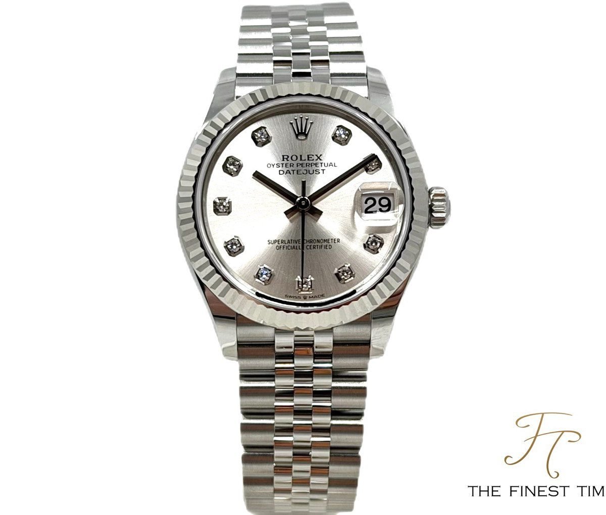 Rolex Datejust 31 278274 Silver 10-Points Diamonds 278274 Silver Diamonds Jubilee