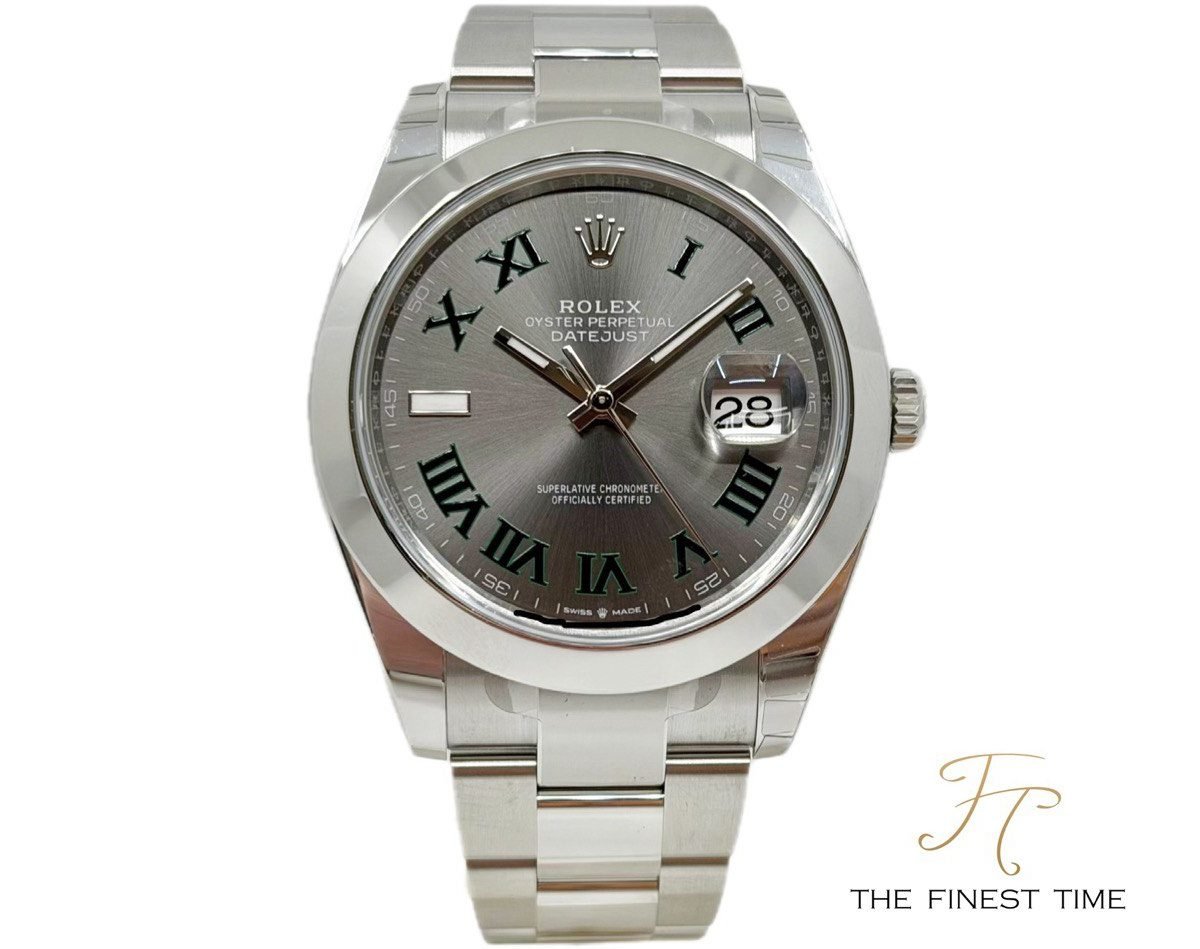 Rolex Datejust 41 126300 Slate 126300 Wimbledon Oyster