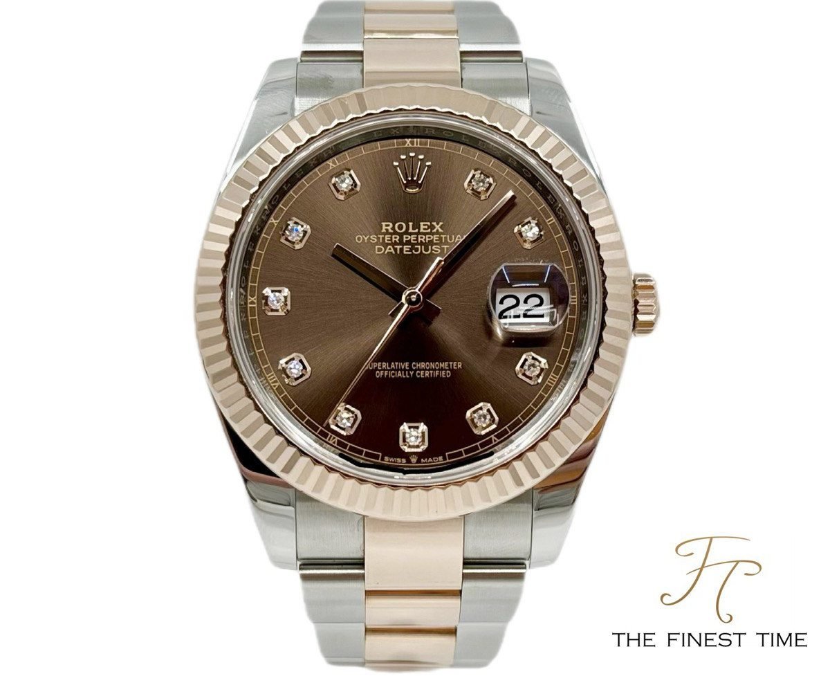 Rolex Datejust 41 126331 Chocolate 10-Points Diamond 126331 Choco Diamonds Oyster