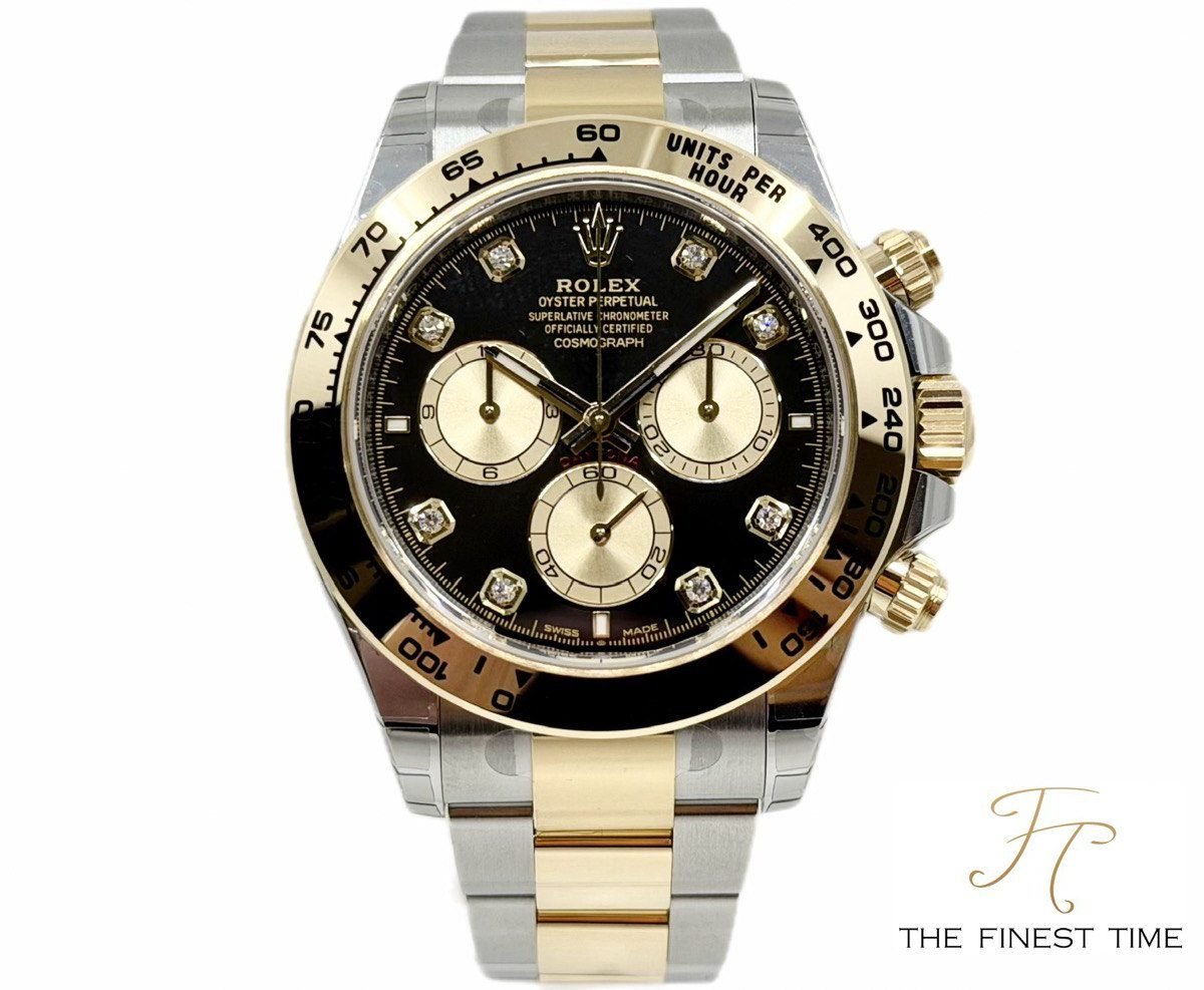 Rolex Daytona 126503 Black 8-Points Diamond 126503 Black Diamonds