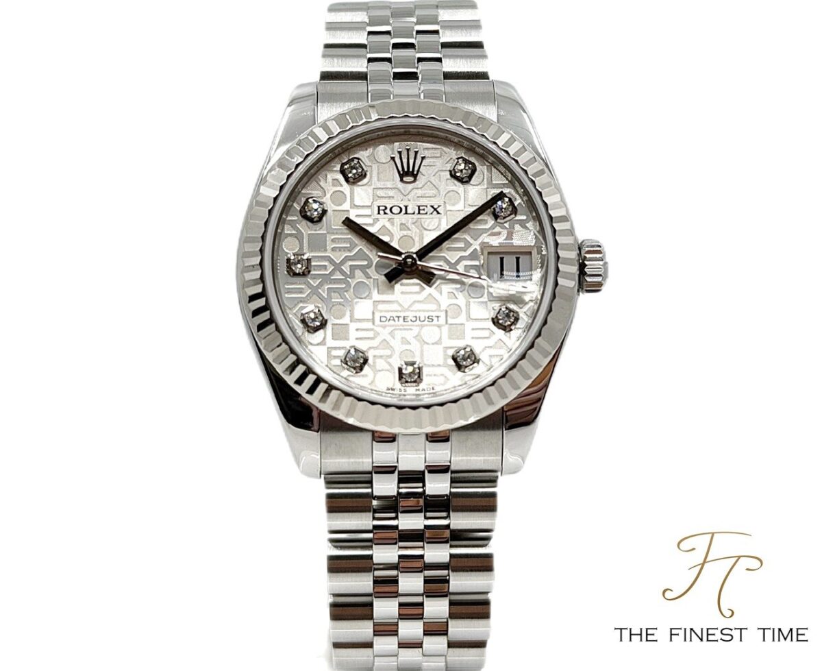 Rolex Datejust 31 178274 Silver 10-Points Diamond 178274 Silver Diamonds Jubilee